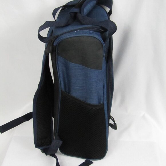 Backpack | Insulated | Cooler | Adjustable | Blue & Black | Lightweight - Picture 7 of 8